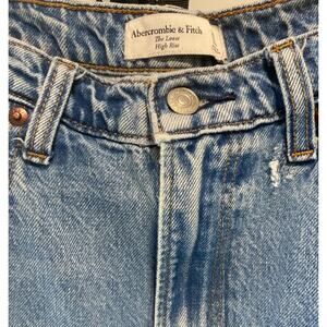 Abercrombie & Fitch The Loose High Rise Med Wash Baggy Jeans, Womens 30"/size 10